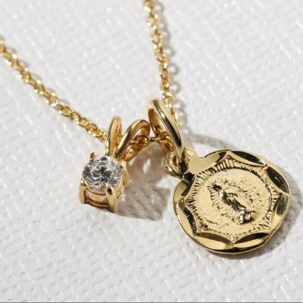 New Vanessa Mooney the west necklace gold